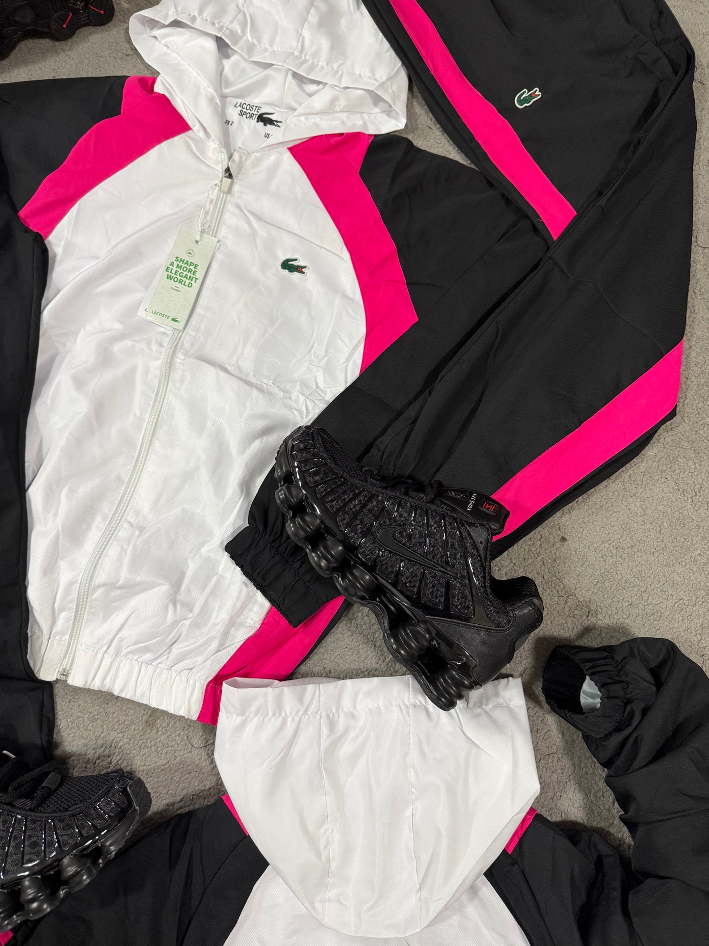 SUPER PACK 🔥 NIKE SHOX + CHANDAL LACOSTE ‼️ UNIDADES LIMITADAS 😍 HIGH QUALITY 1.1 ✅