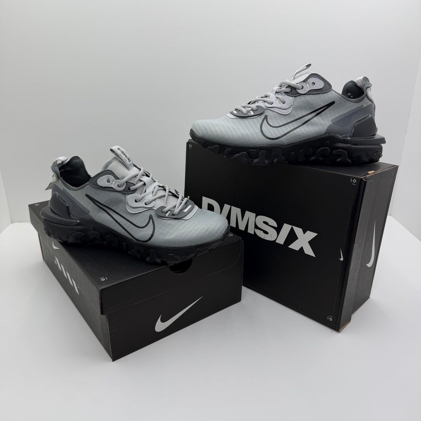 NIKE REACT VISION MX GREY/BLACK ⚫️🩶 UNIDADES LIMITADAS ‼️ CALIDAD AAA+ ✅