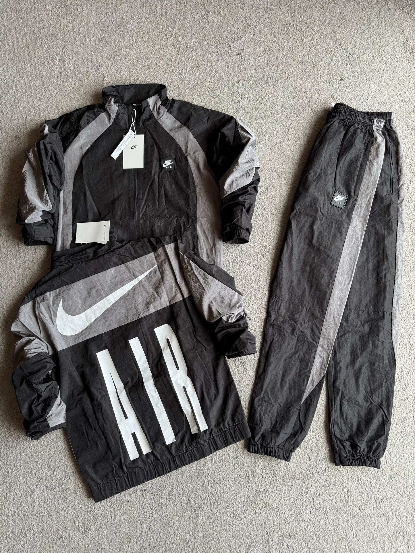 CHANDAL NIKE AIR 2025 🔥  GREY/BLACK ⚫️🩶 CALIDAD 1.1 🥵