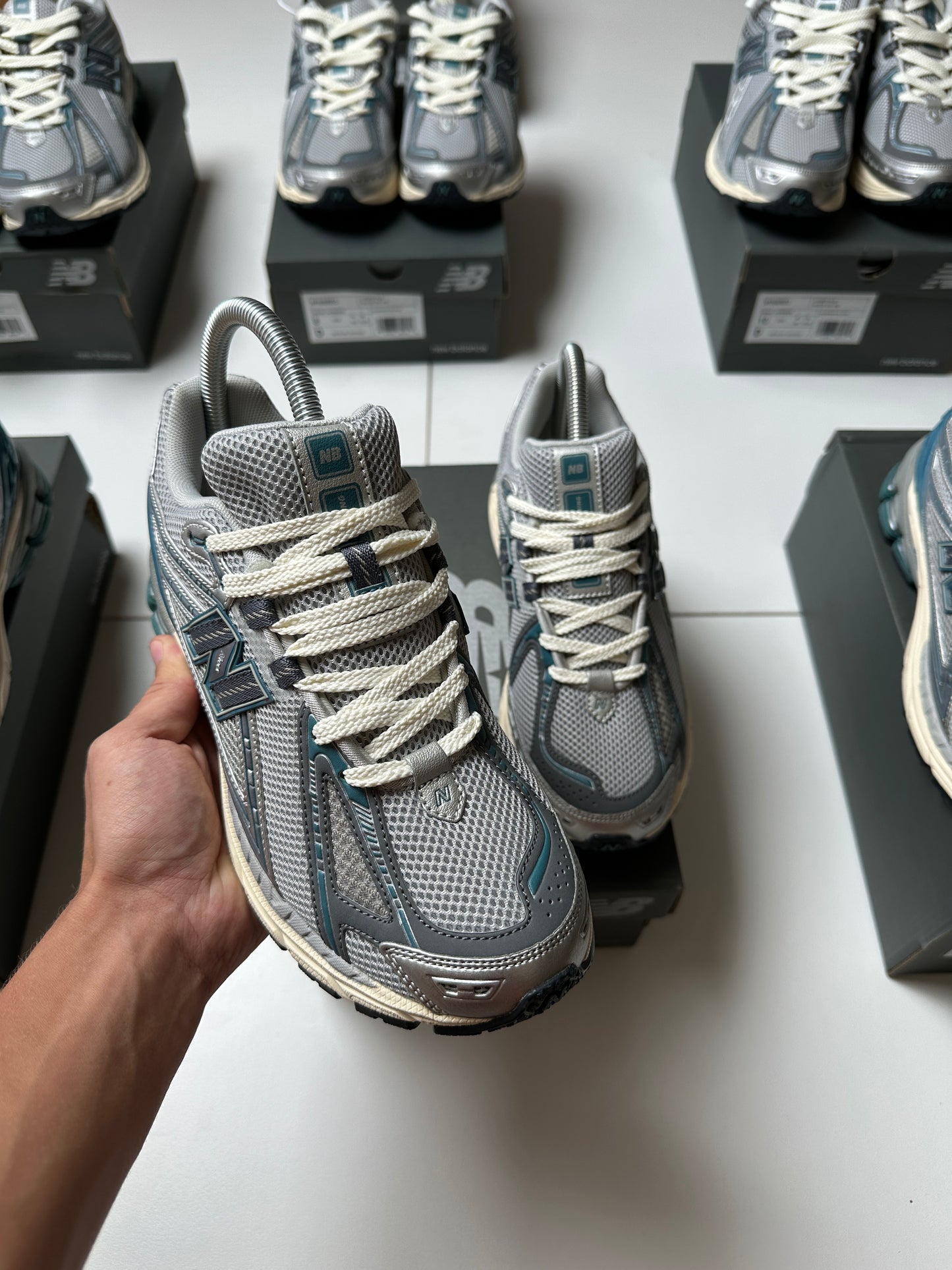 Zapatilla New Balance Grey & Blue