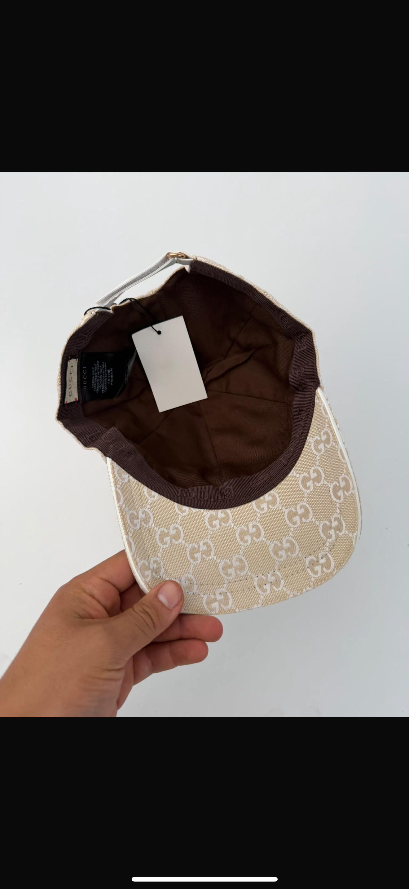 🔥 GORRA GUCCI BEIGE CANVAS ✅ CALIDAD PREMIUM ‼️ UNIDADES LIMITADAS