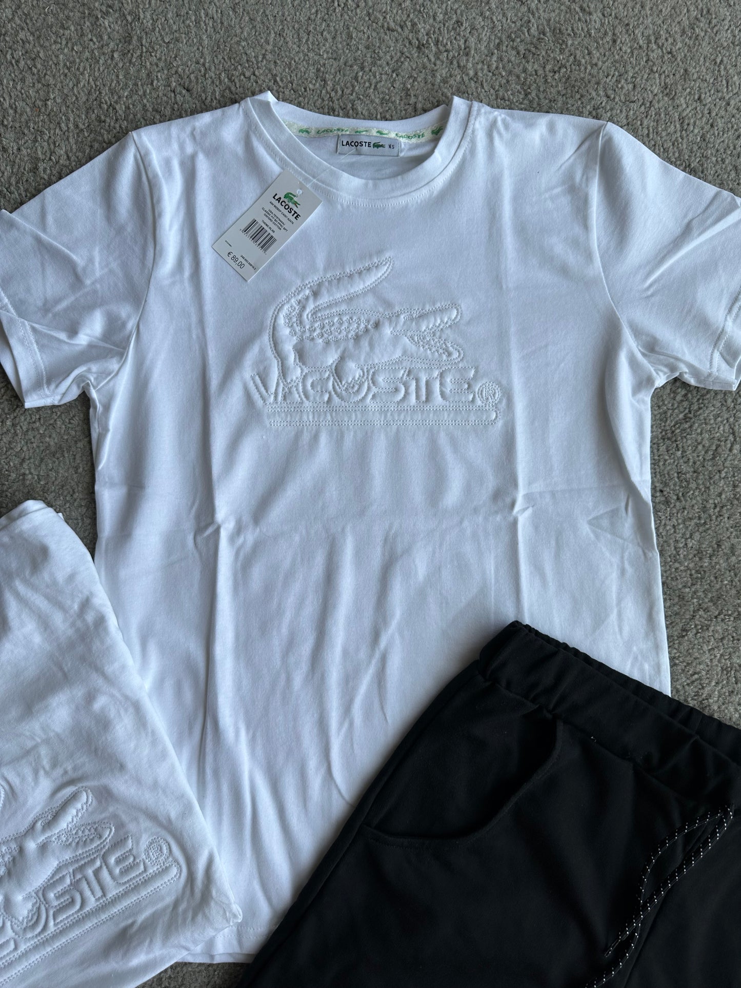 Conjunto Verão Lacoste 🐊⚪️⚫️