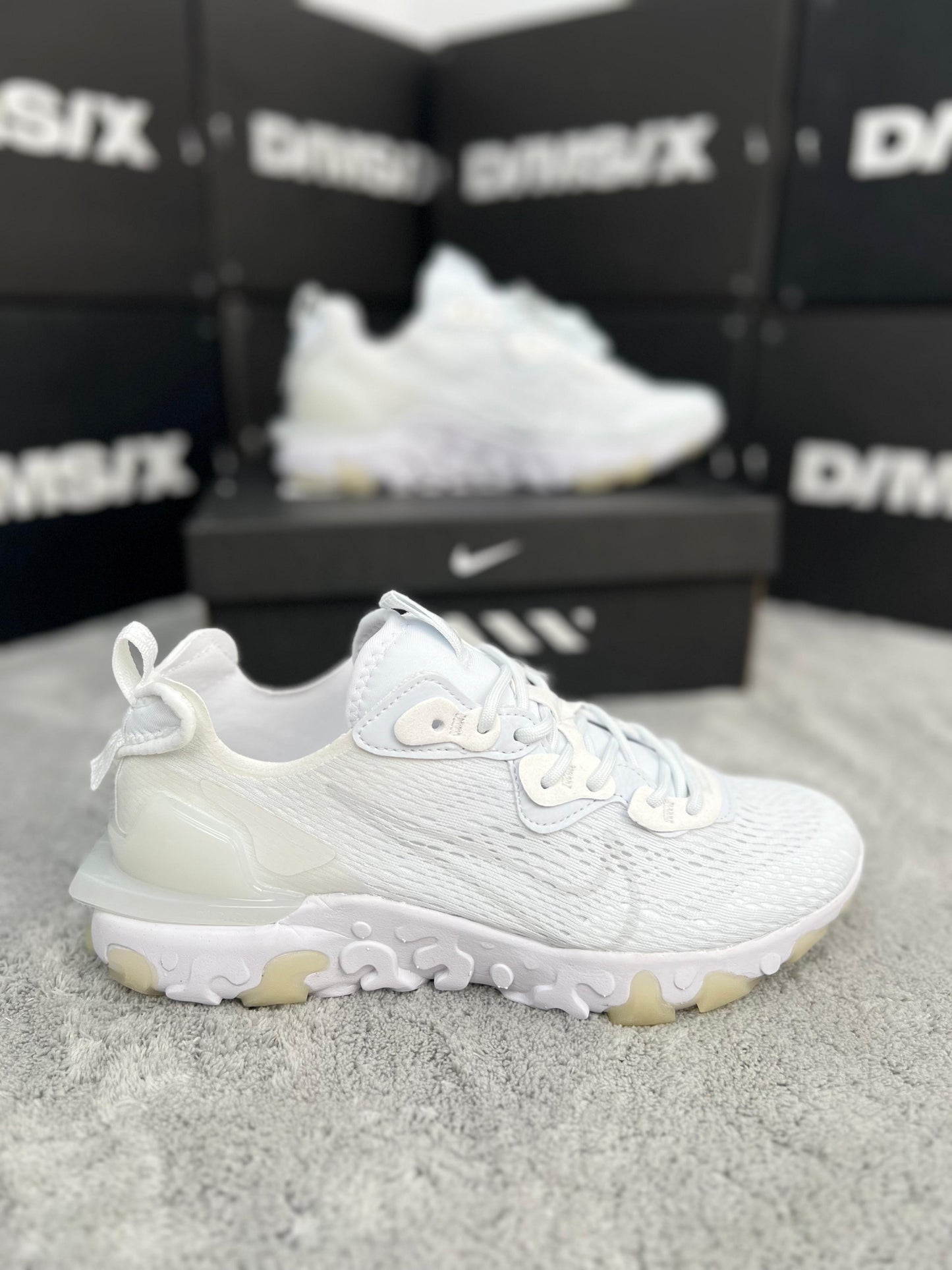 NIKE REACT VISION MX ALL WHITE 🤍🤍🤍