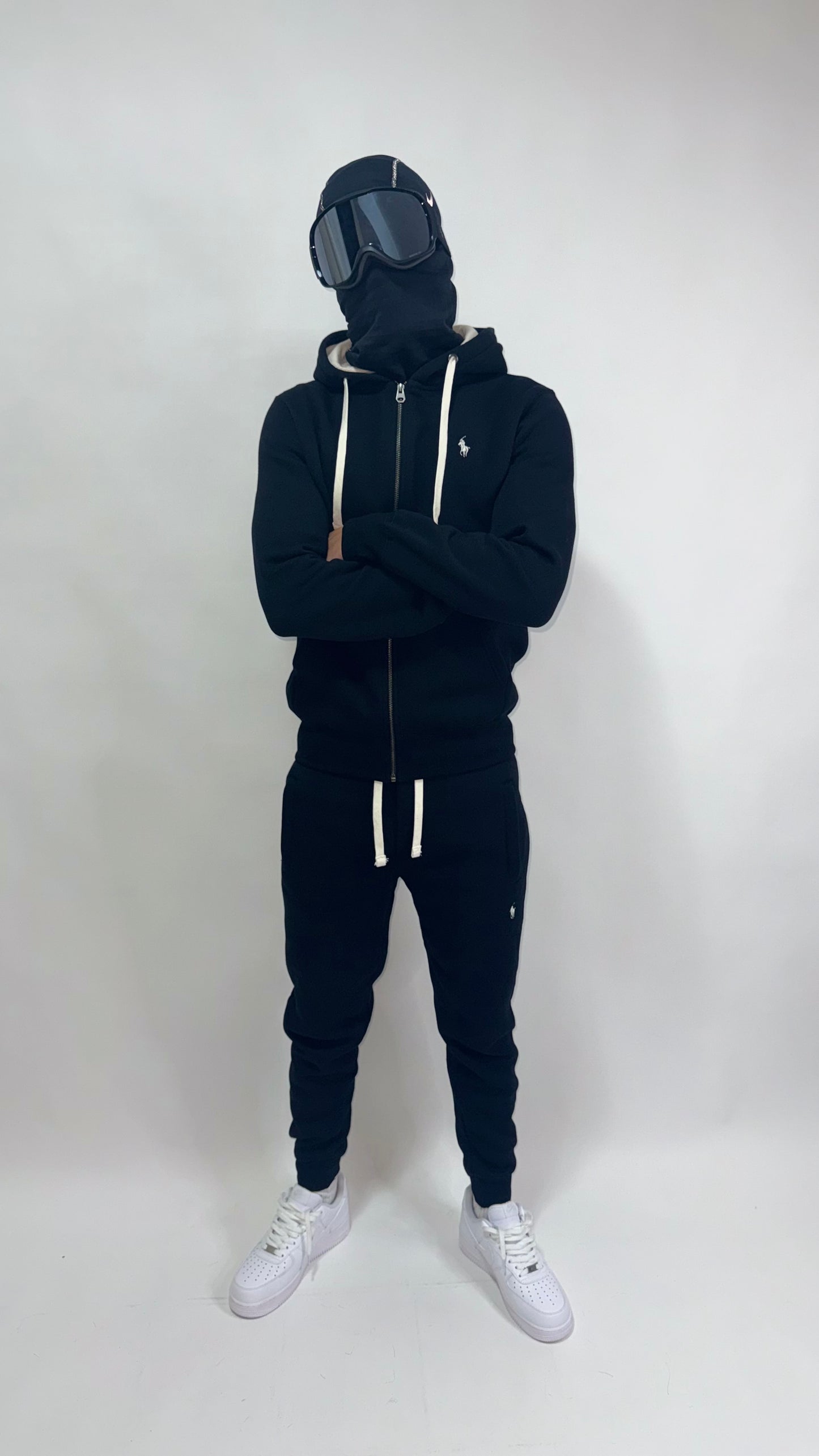 CHANDAL POLO RALPH LAUREN ALL BLACK ⚫️ HIGH QUALITY 1.1 🔥