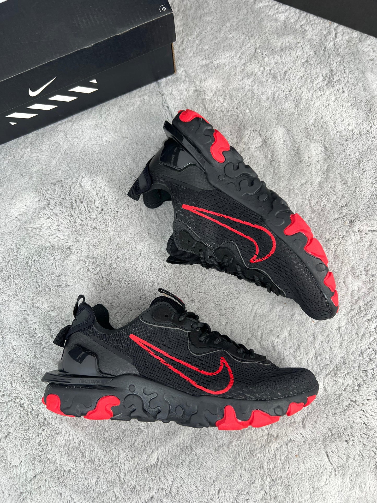 NIKE REACT VISION MX BLACK/RED