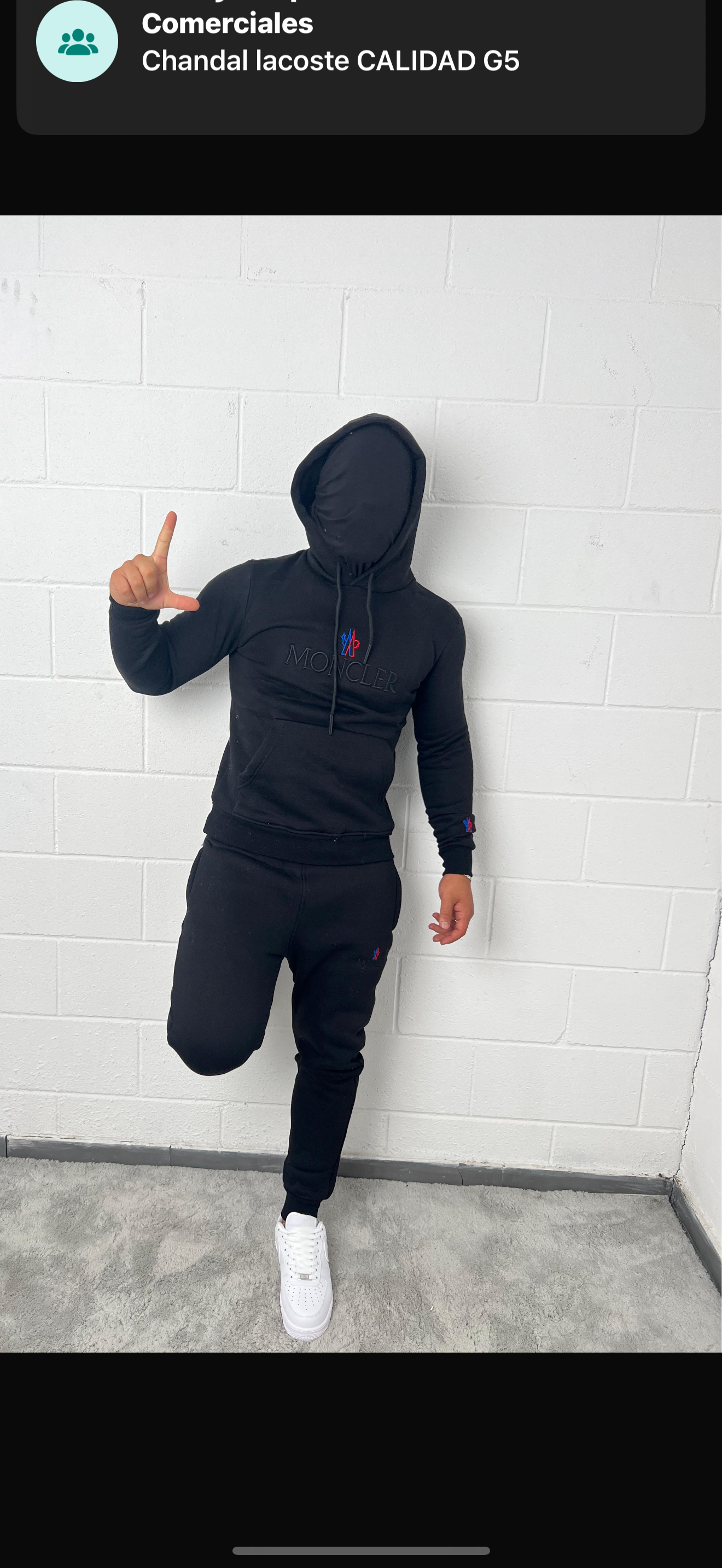 CHANDAL MONCLER 2025 ALL BLACK 🔥