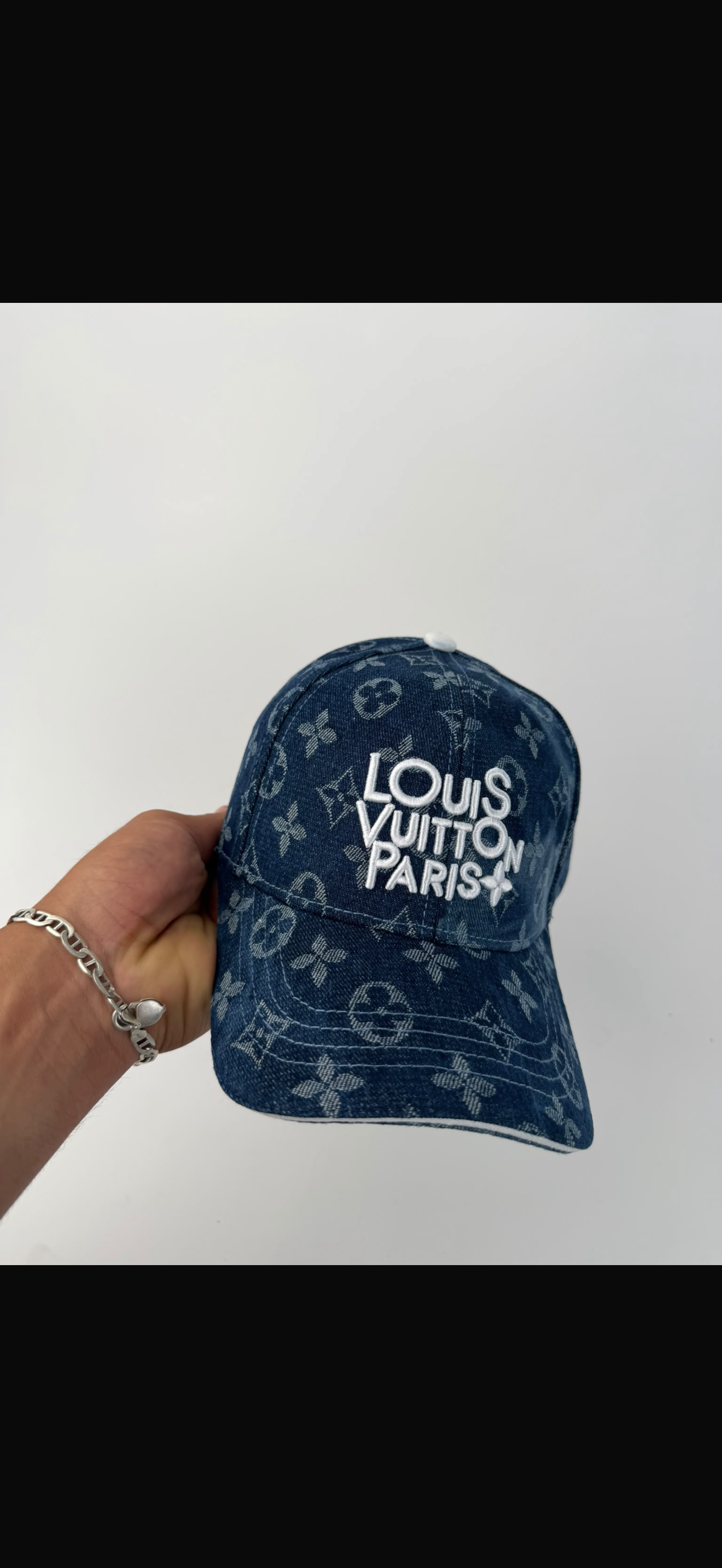 🔥 GORRA LOUIS VUITTON BLUE DENIM ✅ CALIDAD PREMIUM ‼️ UNIDADES LIMITADAS