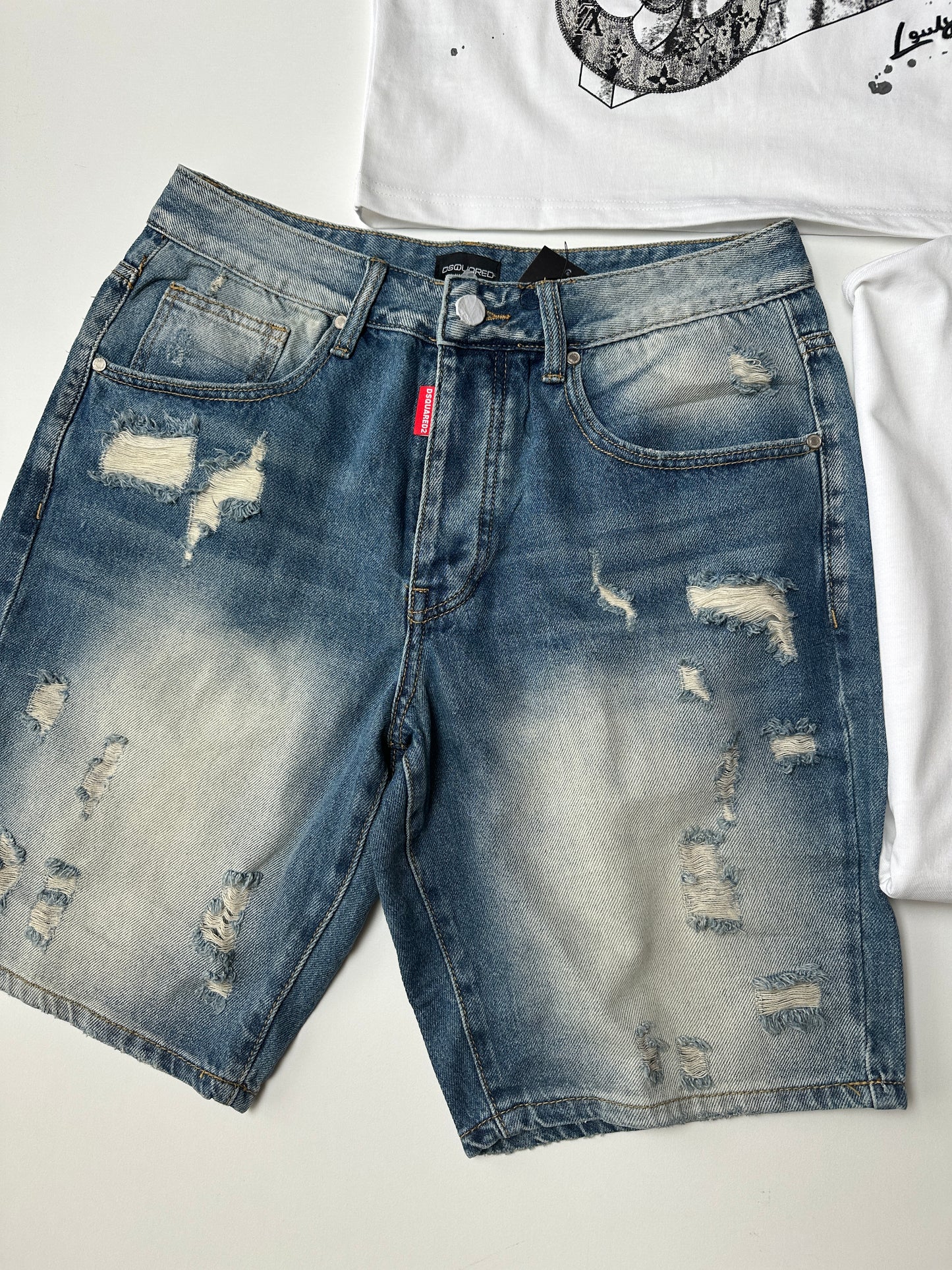 SÚPER PACK 🔥 VAQUEROS DSQUARED + CAMISETA LOUIS VUITTON ‼️ OFERTA LIMITADA ✅ ALTA CALIDAD G5 🔝