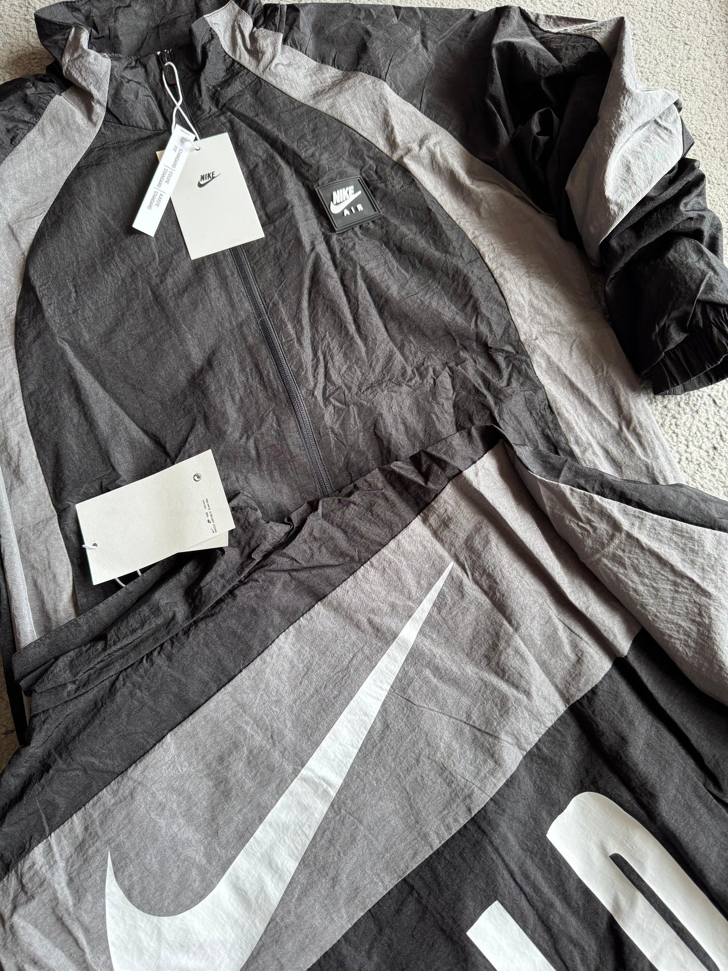 CHANDAL NIKE AIR 2025 🔥  GREY/BLACK ⚫️🩶 CALIDAD 1.1 🥵