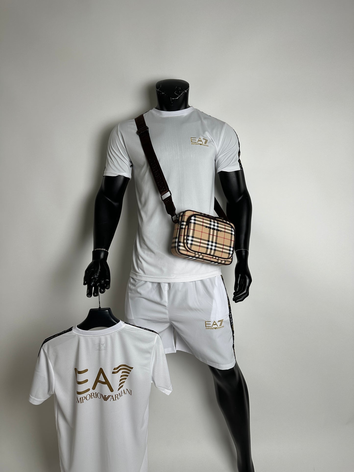 SUPER PACK 🔥 CONJUNTO EMPORIO ARMANI EA7 + BANDOLERA BURBERRY ‼️ UNIDADES LIMITADAS ✅ CALIDAD MÁXIMA 🥵