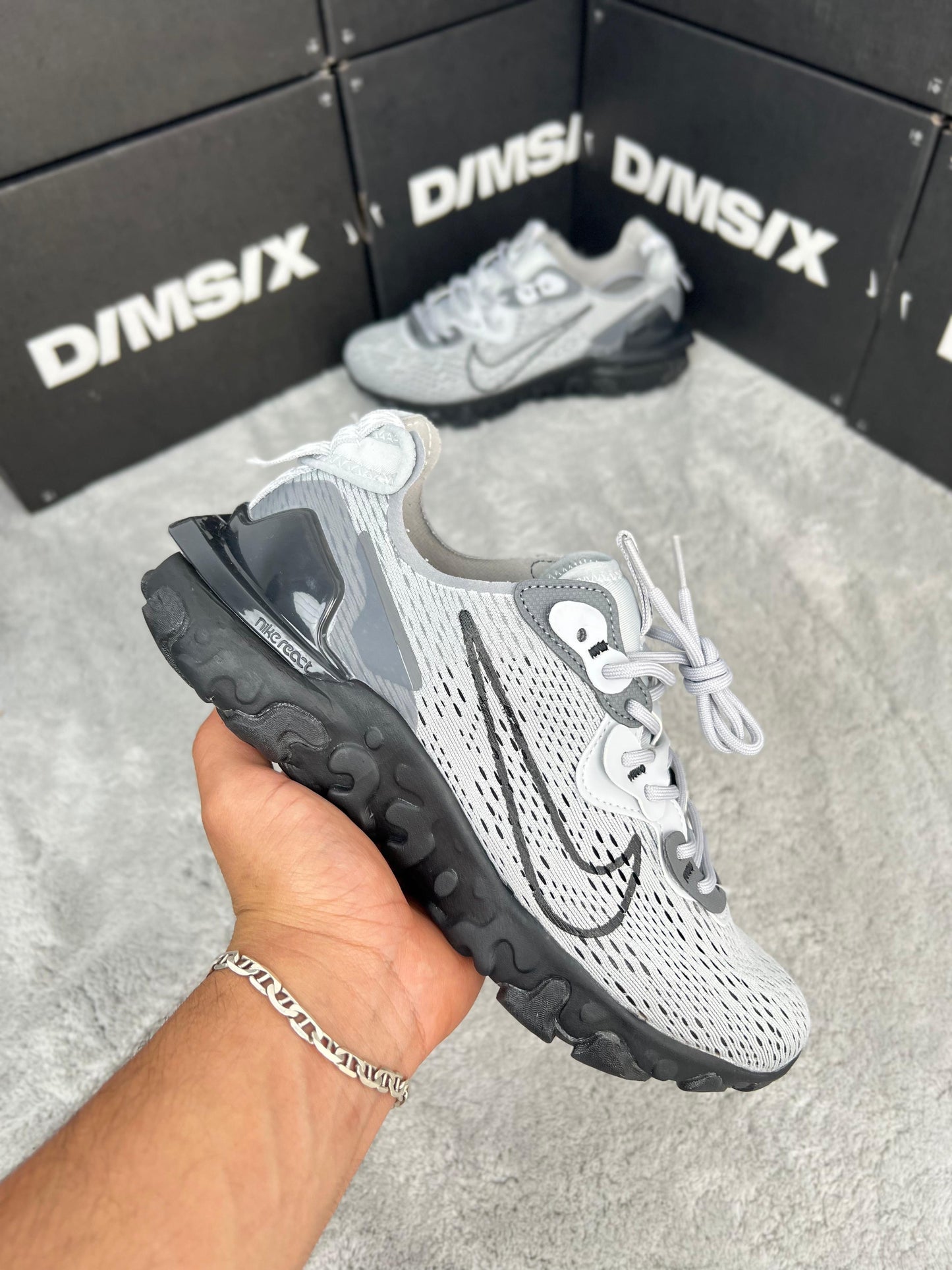NIKE REACT VISION MX GREY/BLACK 🩶🖤