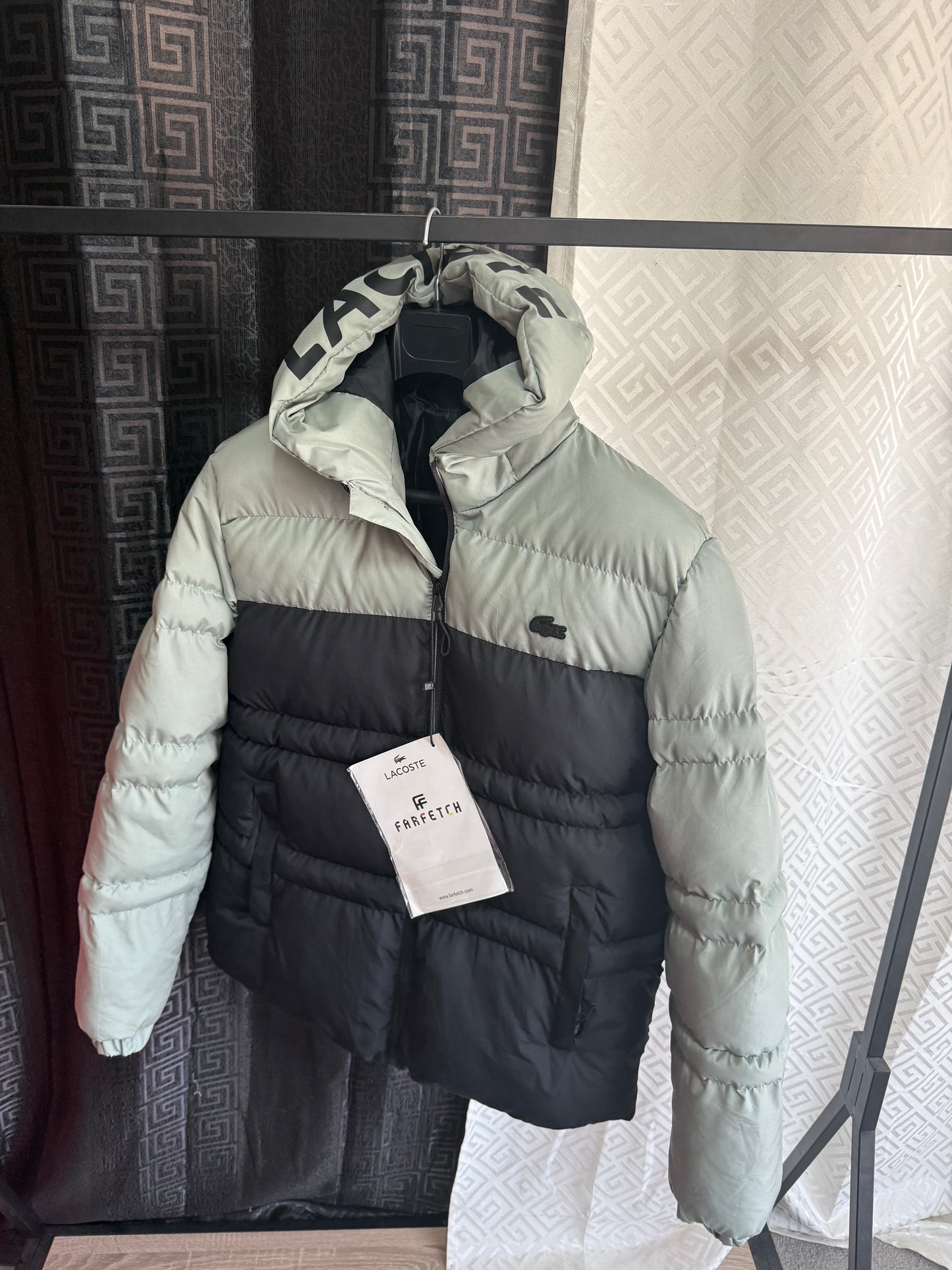 CHAQUETAS LACOSTE ⚫️💚