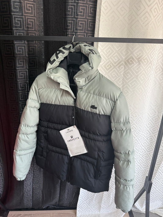 CHAQUETAS LACOSTE ⚫️💚