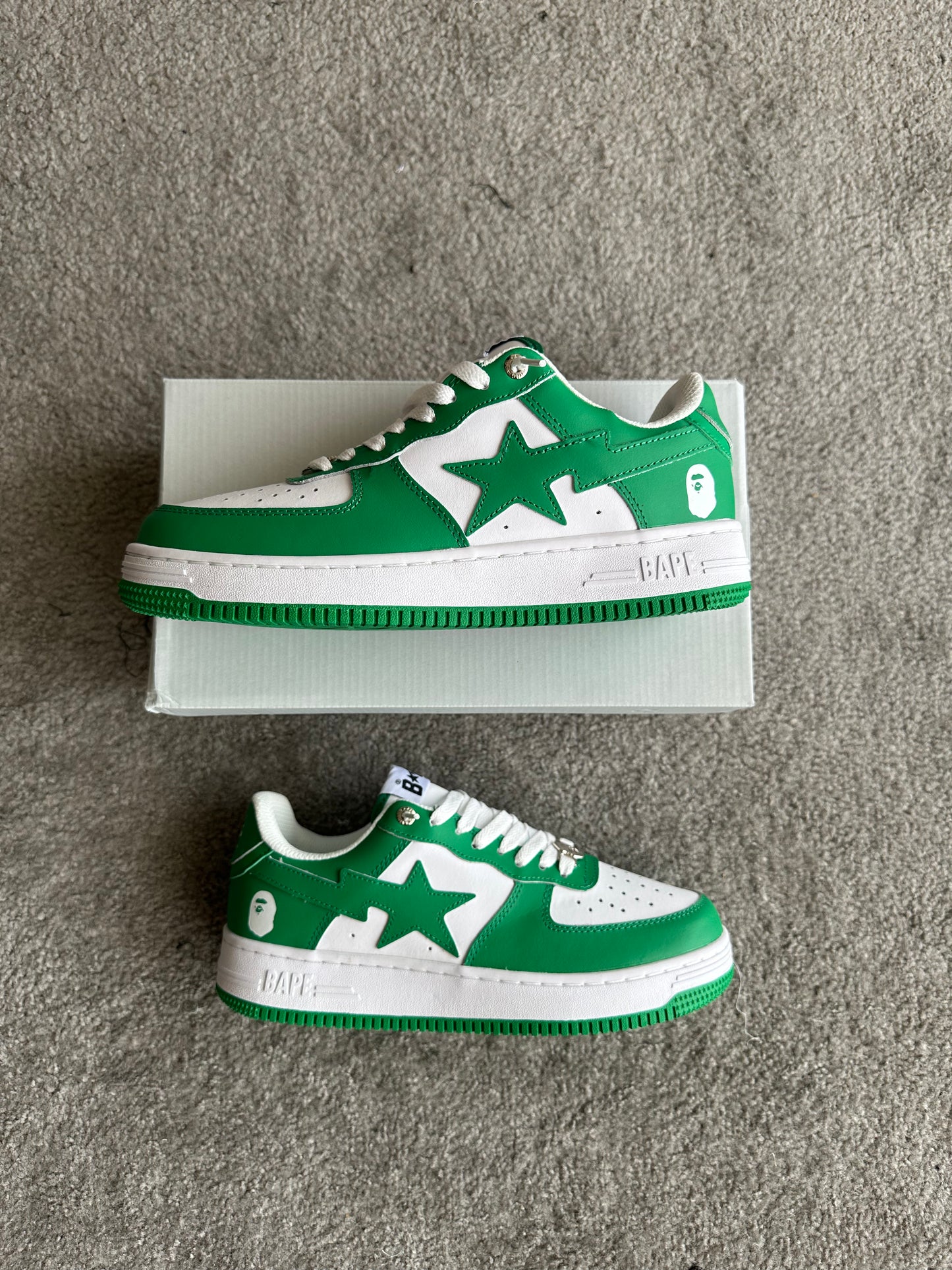 BAPESTA VERDE/BRANCO ⚪️🟢