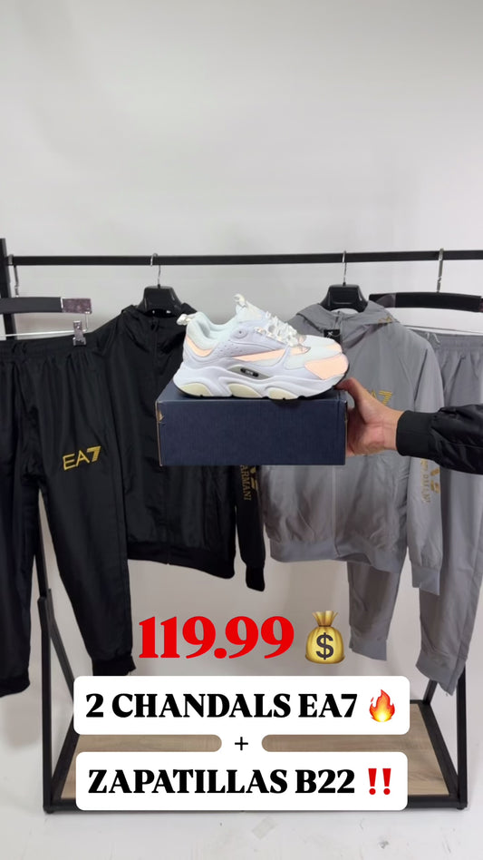SUPER PACK 2 CHANDAL EA7 Y ZAPATILLAS DIOR B22